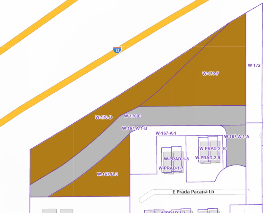 Parcel and site context diagram